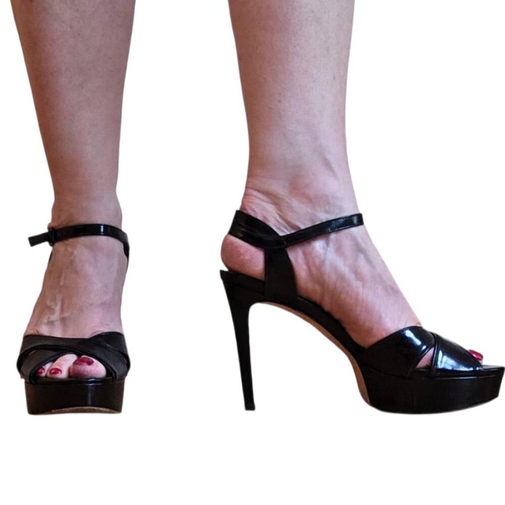 Stuart Weizman Nexus Stiletto Platform Sandals